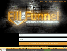 Tablet Screenshot of fillthefunnel.com